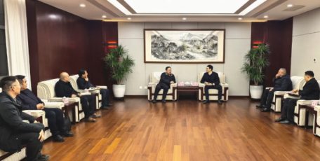 莫勇一行拜会商洛市政府