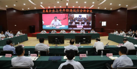 省国资委召开省属企业上半年经济运行分析会议