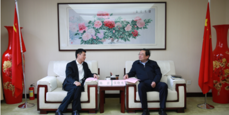 张晓光会见西部机场集团董事长陈波一行