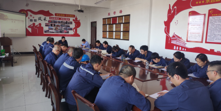 “习语近人”-陕焦公司习近平总书记来陕考察重要讲话精神宣讲走进基层党组织