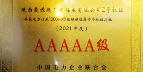 2022年中电联火电机组能效对标管理发布 陕投集团荣获多项荣誉
