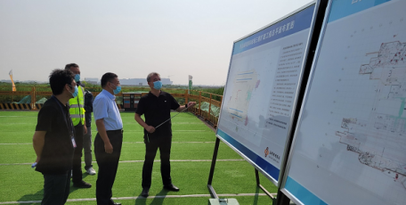 苏园林深入机场三期扩建工程现场督导安全防护工作