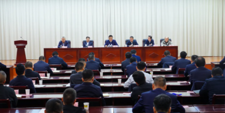 孔庆学出席S27洋镇高速公路品质工程暨项目建设推进会