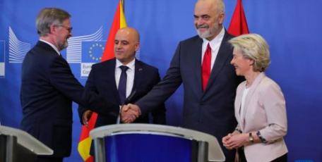 欧盟与阿尔巴尼亚和北马其顿启动入盟谈判