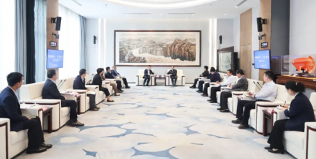 张文琪会见中国银行陕西省分行党委书记、行长蒙震一行