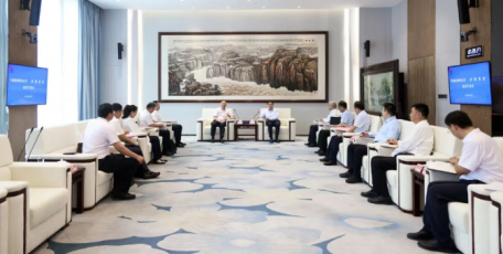 张文琪会见中国电信陕西公司党委书记、总经理石三平一行