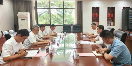 省工信厅党组成员、副厅长张勇会见中国兵器北方特能集团董事长杨世泽一行