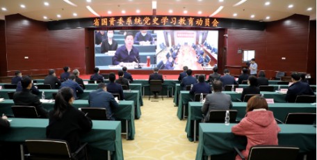 省国资委召开党史学习教育动员会