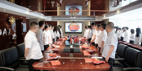 喜迎二十大 争创五星级——中明建投集团党工团庆祝建党101周年暨员工生日会