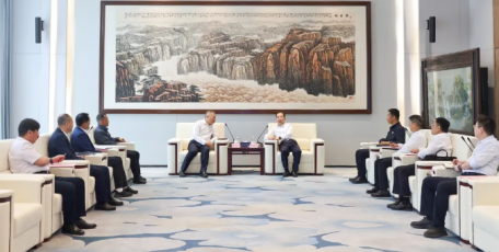 中铁九局总经理、党委副书记张连生一行到陕煤集团座谈交流