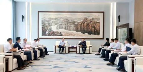 张文琪会见国家开发银行陕西省分行党委书记、行长吴元作一行