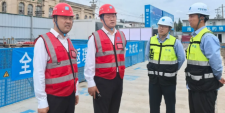 夏敏到公司重点项目开展带班检查