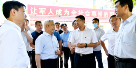 退役军人事务部来陕调研
