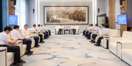 张文琪会见中国电力建设集团有限公司华中区域总部党委书记、总经理白永生一行