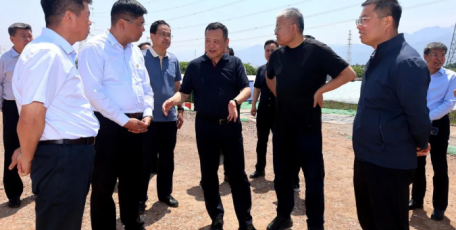 西安市副市长张涌调研鄠周眉高速公路项目