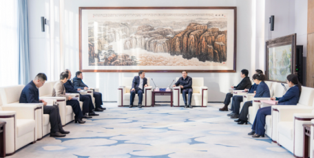 张文琪会见中国银行陕西省分行党委书记、行长肖达一行