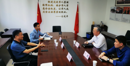 苏园林赴省退役军人事务厅调研座谈