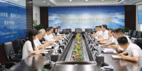 徐刚与四川达州市水务局党组书记、局长王剑会谈