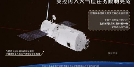 天舟二号货运飞船受控再入大气层任务顺利完成