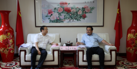 张晓光会见铜川市委常委、副市长刘浩一行