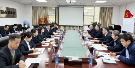 陕西有色金属集团公司调研贸易公司工作
