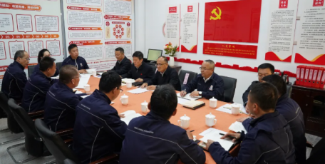 张恺颙到炼化公司调研学习教育开展安全包联检查
