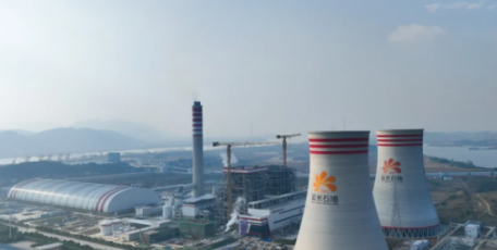 延长石油湖北武穴2×660MW煤电工程1号锅炉首次点火成功